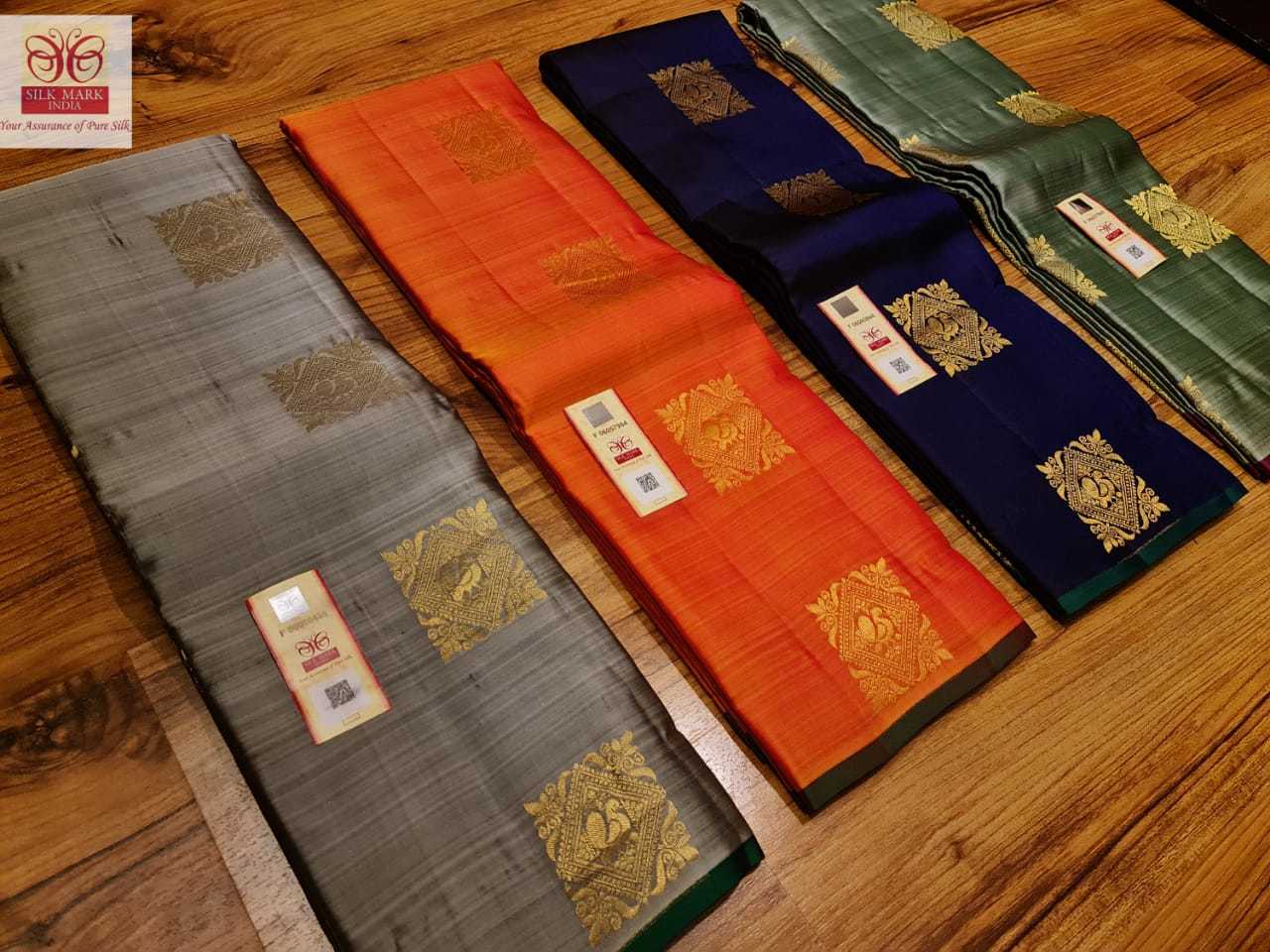 Blue Kanjivaram Pure Silk Saree