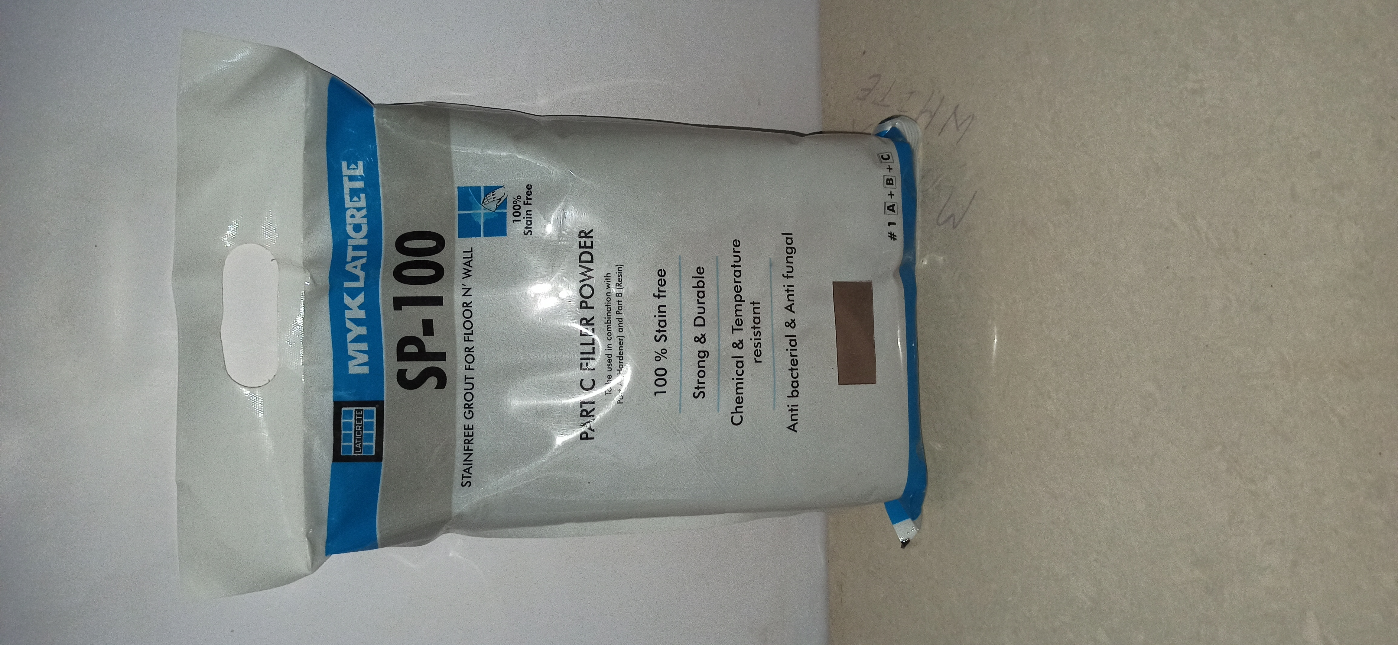 Myk Laticrete Sp-100 Tile Joint - 5 Kg Powder, Stain Resistant & Water Resistant Grout For All Tile Types