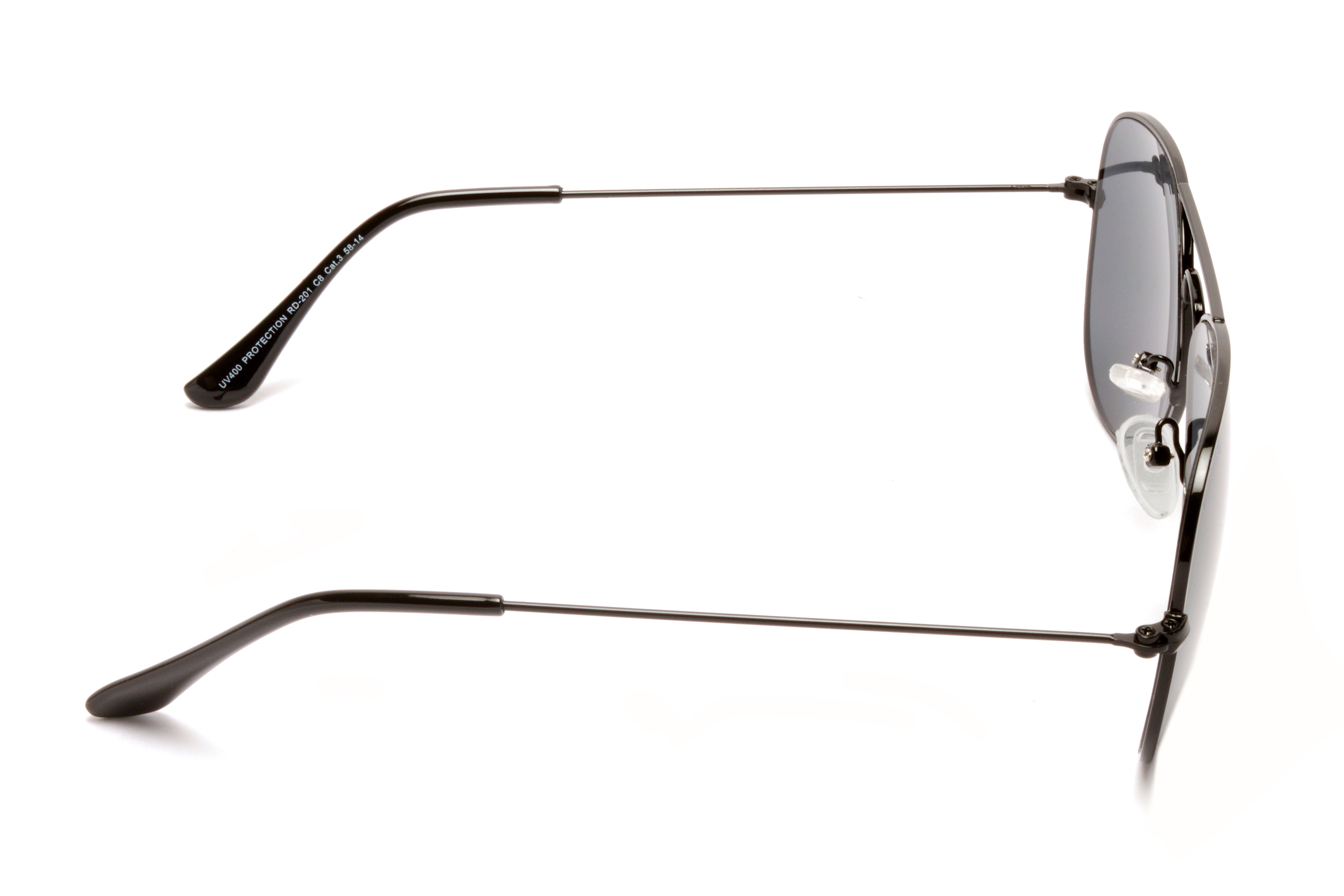 Black Roadies Rd-201-c9 Aviator Sunglasses Uv400 Protection