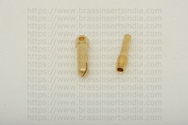 Brass Flat Pin Electrical Pins - Color: As Per Customer Specifications