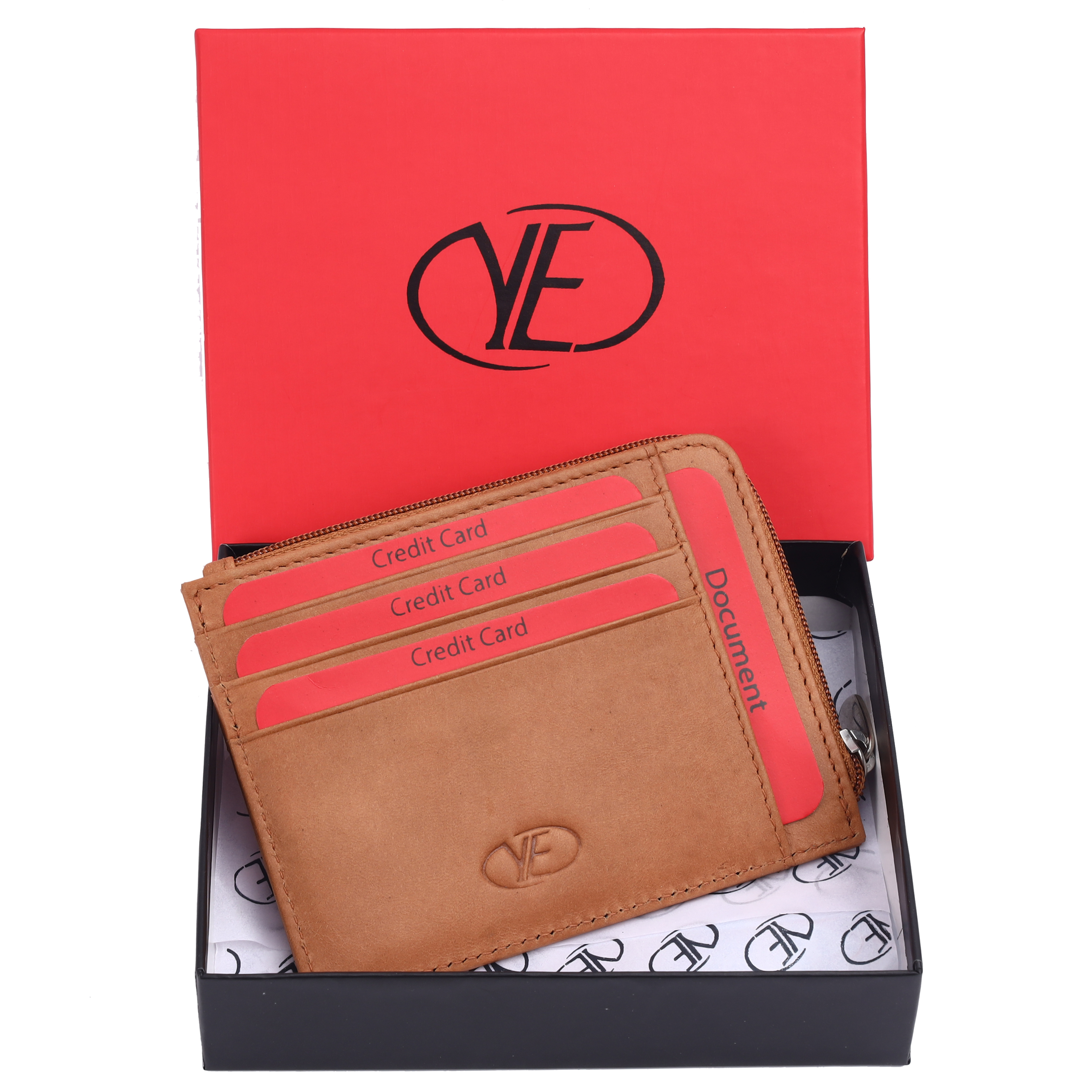 Rfid Card Holder - Color: Brown