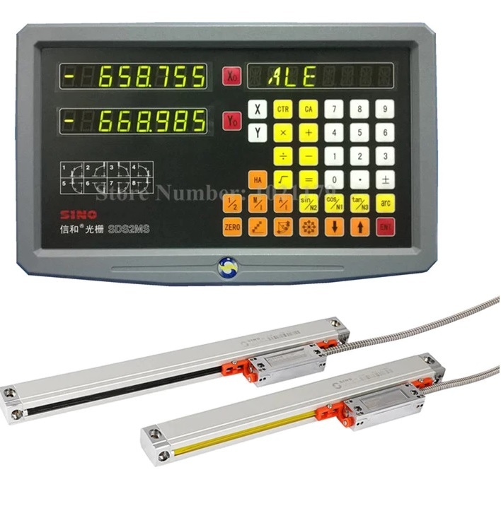 Digital Readout (Dro) And Linear Scale System - Color: Silver (Linear Scale)