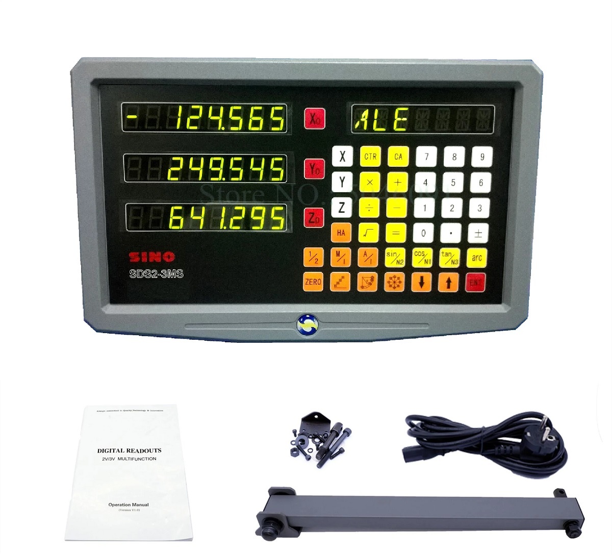 Digital Readout (Dro) And Linear Scale System - Color: Silver (Linear Scale)