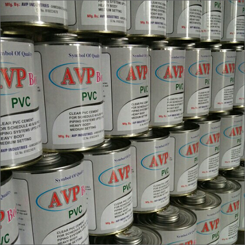 Heavy Duty Pvc Solvent Application: Industrial