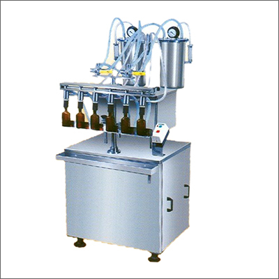 Industrial Liquid Filling Machine - Metal Construction | Semi-Automatic, Electric Drive, Human Machine Interface