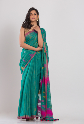 बंगाल हैंडलूम कॉटन साड़ी