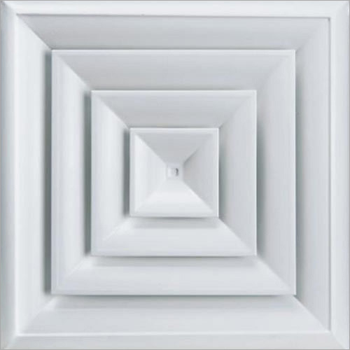 White Square Ceiling Air Diffuser