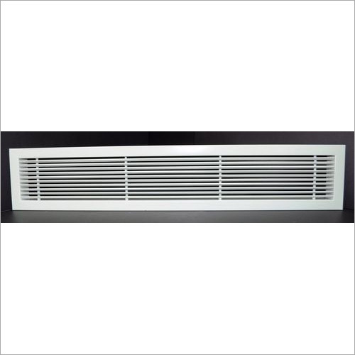 Linear Air Grills - Stainless Steel, Rectangular Shape | Corrosion Resistant, Versatile for Wall, Floor, Door Installation in Offices