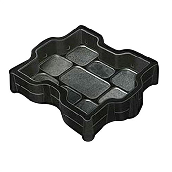 Designer Pattern Paver Block Rubber Mould - Metal, Various Sizes Available | Industrial-Grade Plastic Shaping Mold