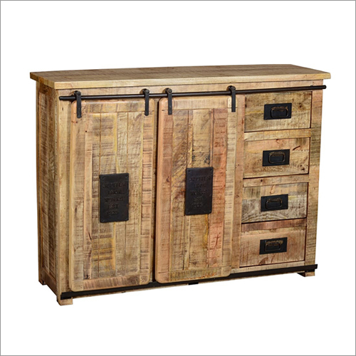 Wooden Shutter Sideboard - Artwork: Handmade