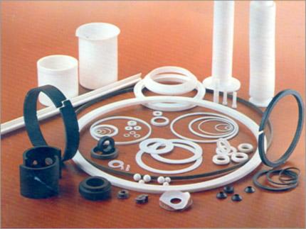 PTFE मशीन प्रोसेस्ड फिनिश कम्पोनेंट्स