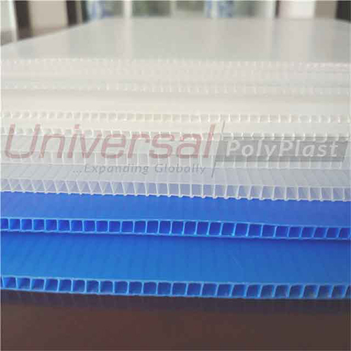 Pp Corrugated Sheet - High-density Polypropylene Customizable Sizes Available Lightweight And Durable Design