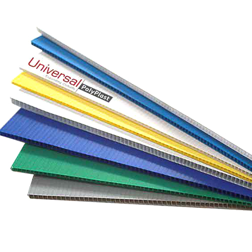 Pp Corrugated Sheet - High-density Polypropylene Customizable Sizes Available Lightweight And Durable Design
