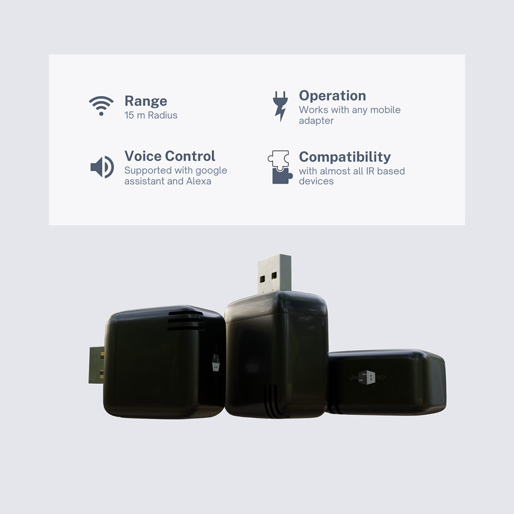 Black Smarden Aero - Smart Ir Blaster