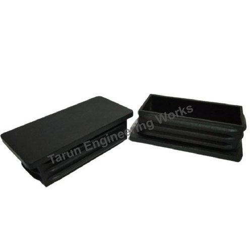 फाइन फिनिश ब्लैक रेक्टेंगुलर एंड कैप