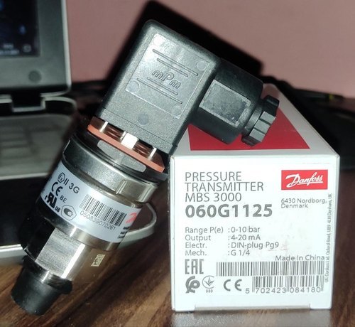 Danfoss Mbs 3000 Pressure Transmitter Input: 10 Bar