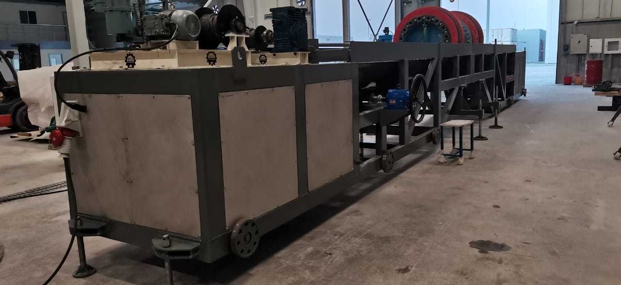 Flameproof Electric Winch Application: Material Yard