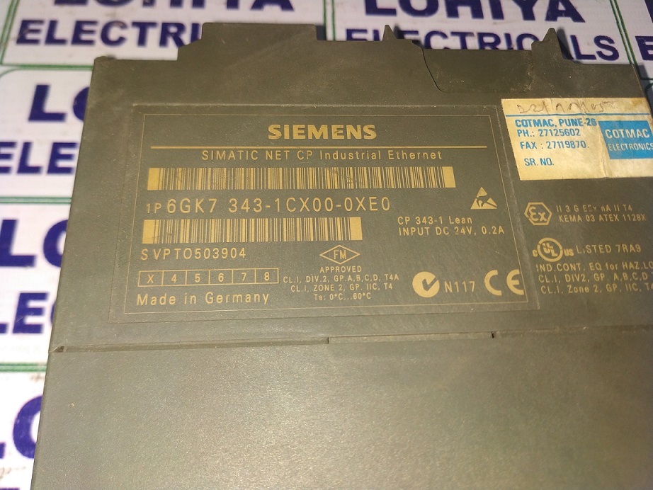 Siemens 6gk7 343-1cx00-0xe0 Communication Module