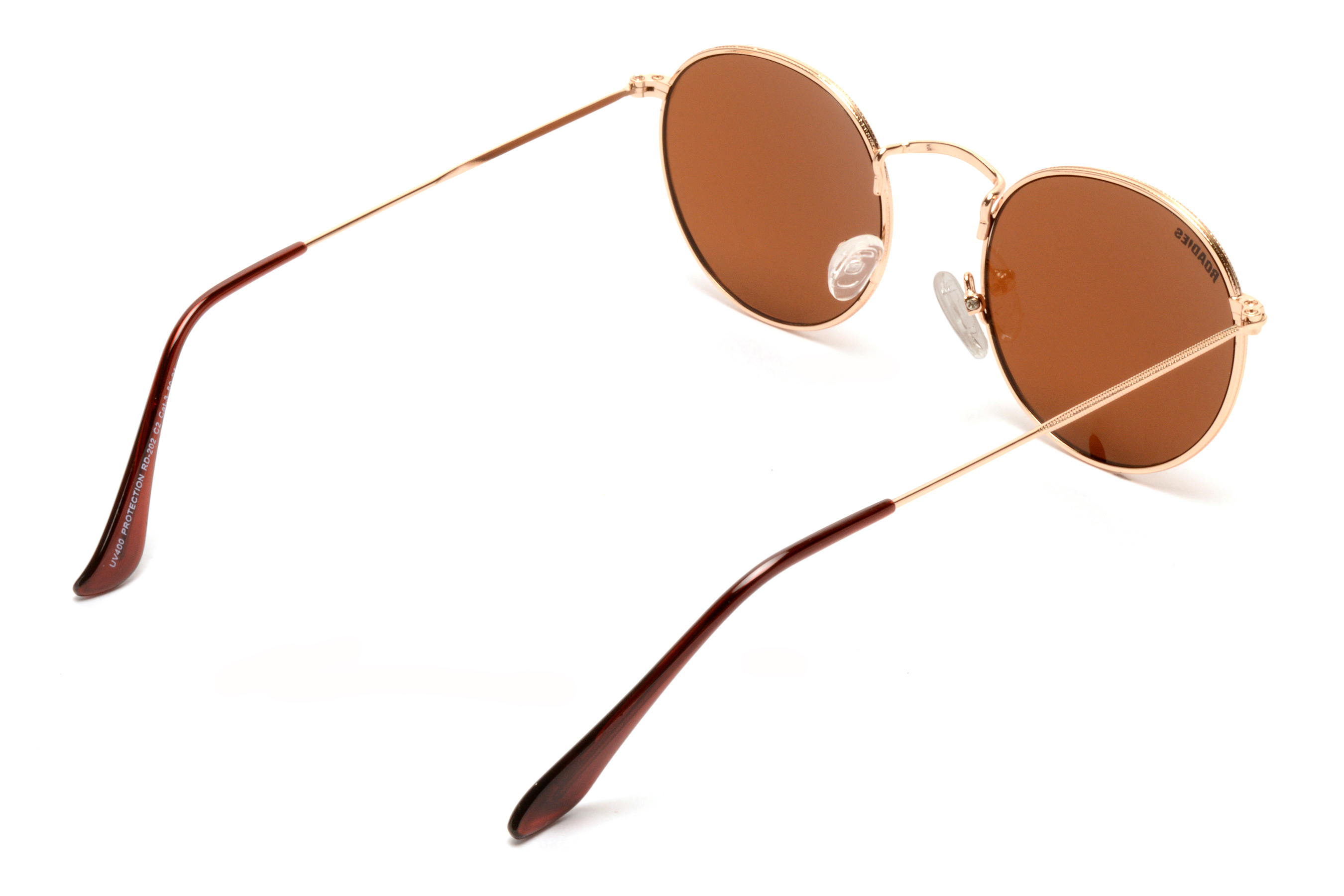 Golden Roadies Rd-202-c2 Round Sunglasses Uv400 Protection