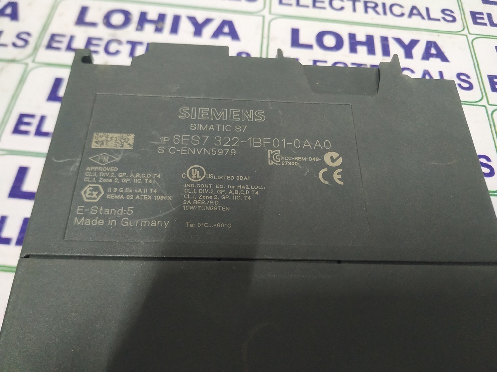 Siemens 6es7 322-1bf01-0aa0 Output Module