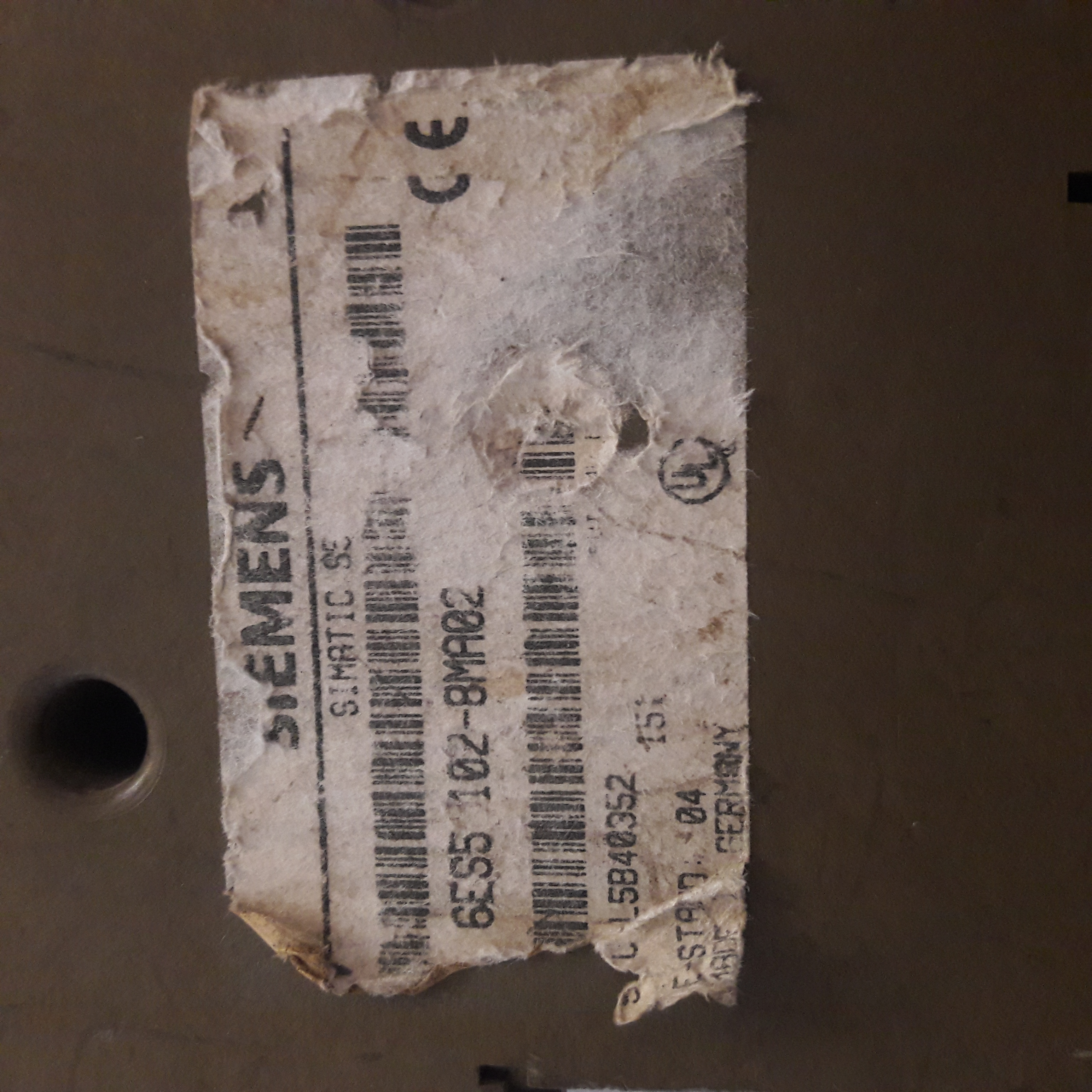 Siemens Simatic S7 6es5 102-8ma02