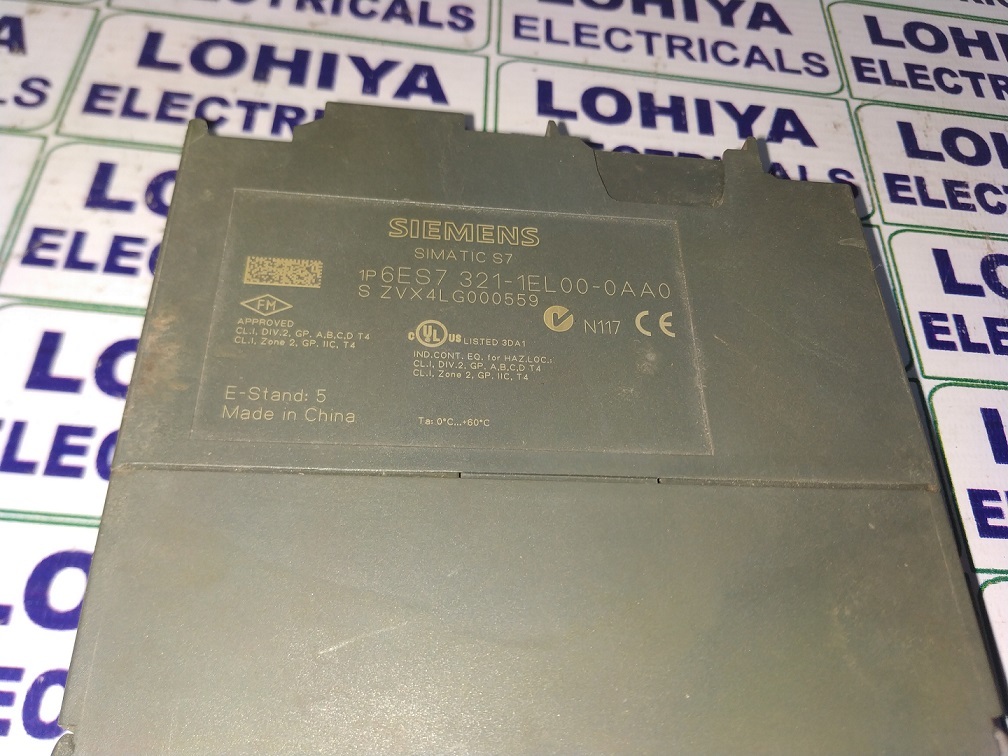 Siemens 6es7 321-1el00-0aa0 Input Module