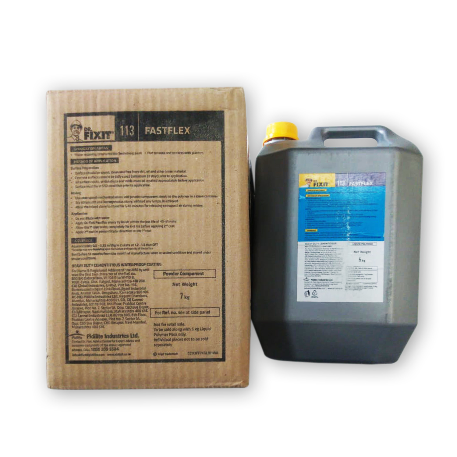 Dr. Fixit 113 Fastflex 15 Kg Chemicals Application: High Performance Polymer Modified Cementitious Coating