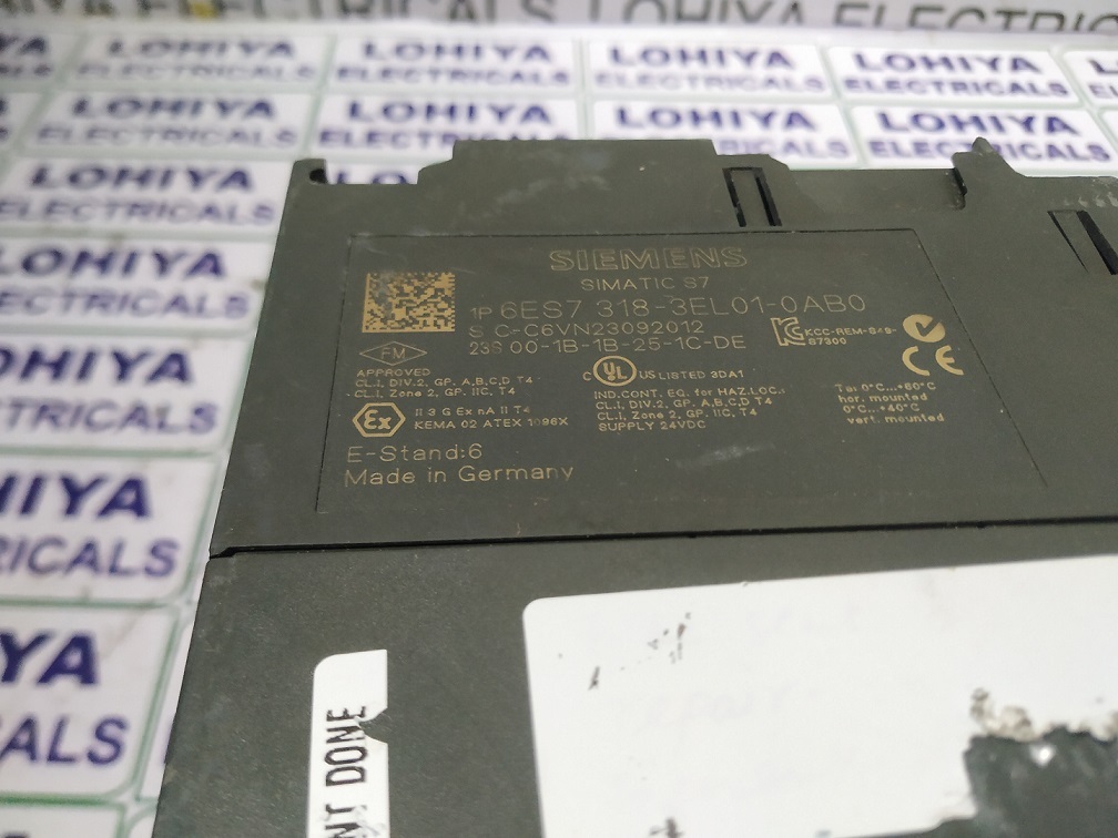 Siemens 6es7 318-3el01-0ab0 Cpu