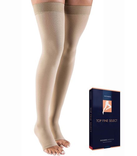 Sigvaris Class 2 Top Fine Select Thigh Length Stockings Size-(s/m/l Application: Made In Switzerland In Accordance With The German Ral Standard That Guarantees High Quality And Durability