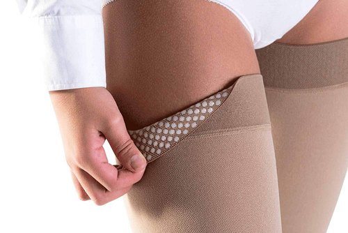 Sigvaris Class 2 Top Fine Select Thigh Length Stockings Size-(s/m/l Application: Made In Switzerland In Accordance With The German Ral Standard That Guarantees High Quality And Durability
