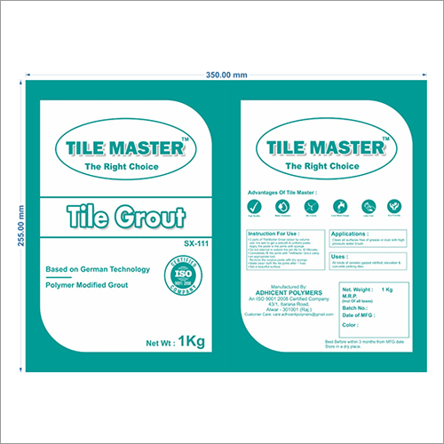 Polymer Modified Tile Grout Application: Building Material