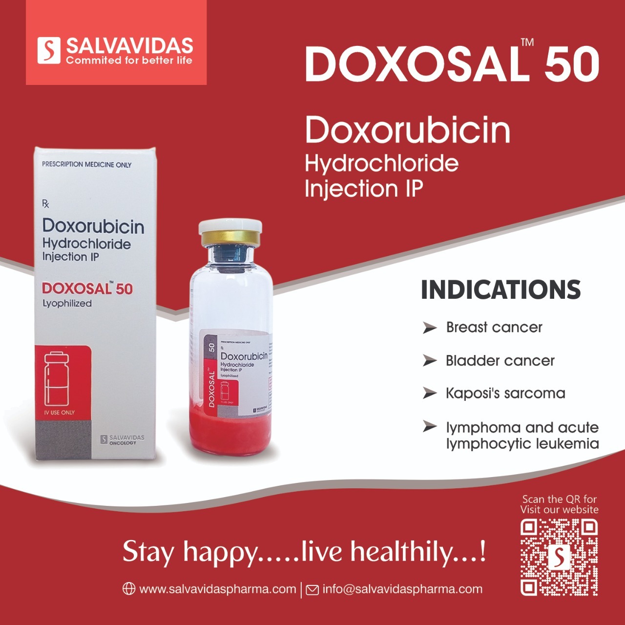 Doxorubicin Hcl Injection Dosage Form: As Per Doctor's Suggestion