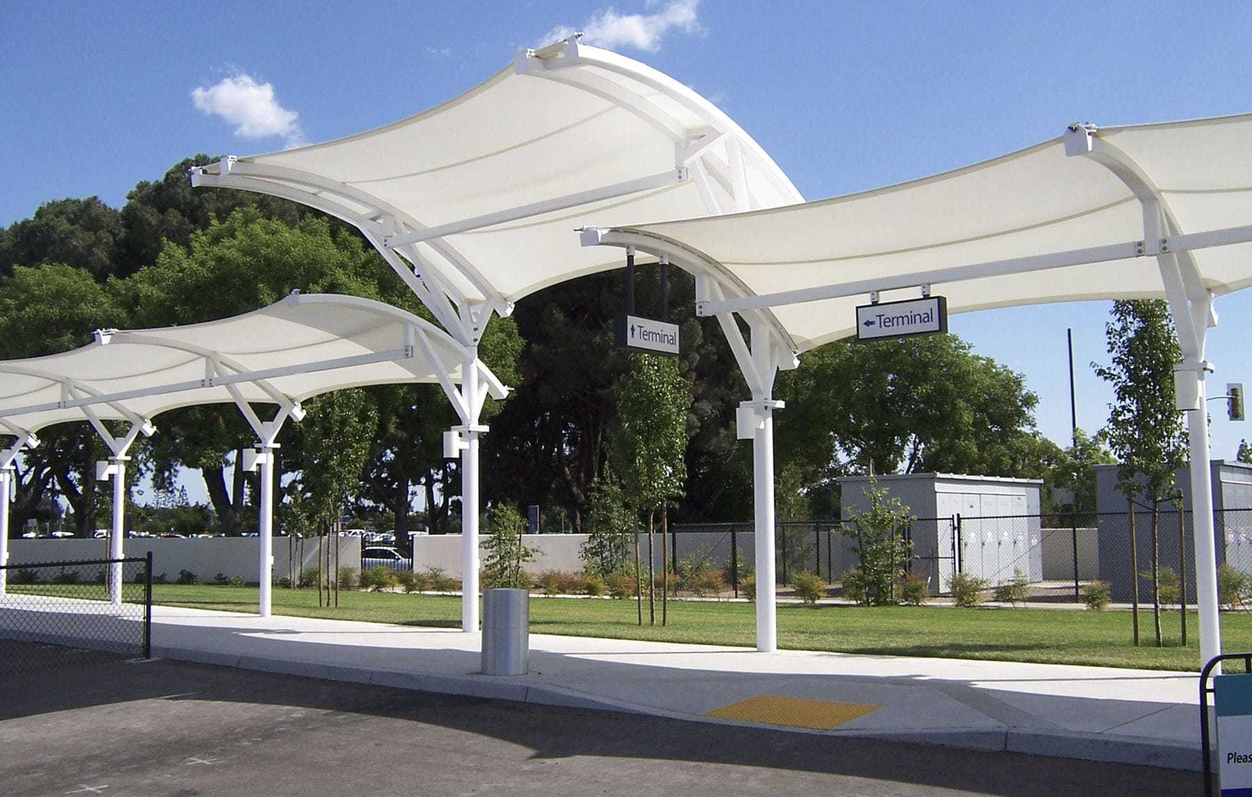 Tensile Structure - Waterproof Pvc Fabric, 4m Span | Eco-friendly, Easy Assembly, High Durability