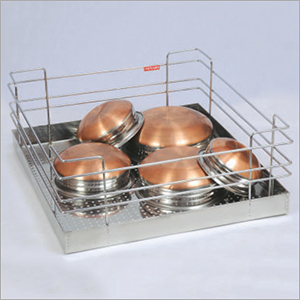 छिद्रित सादा टोकरी