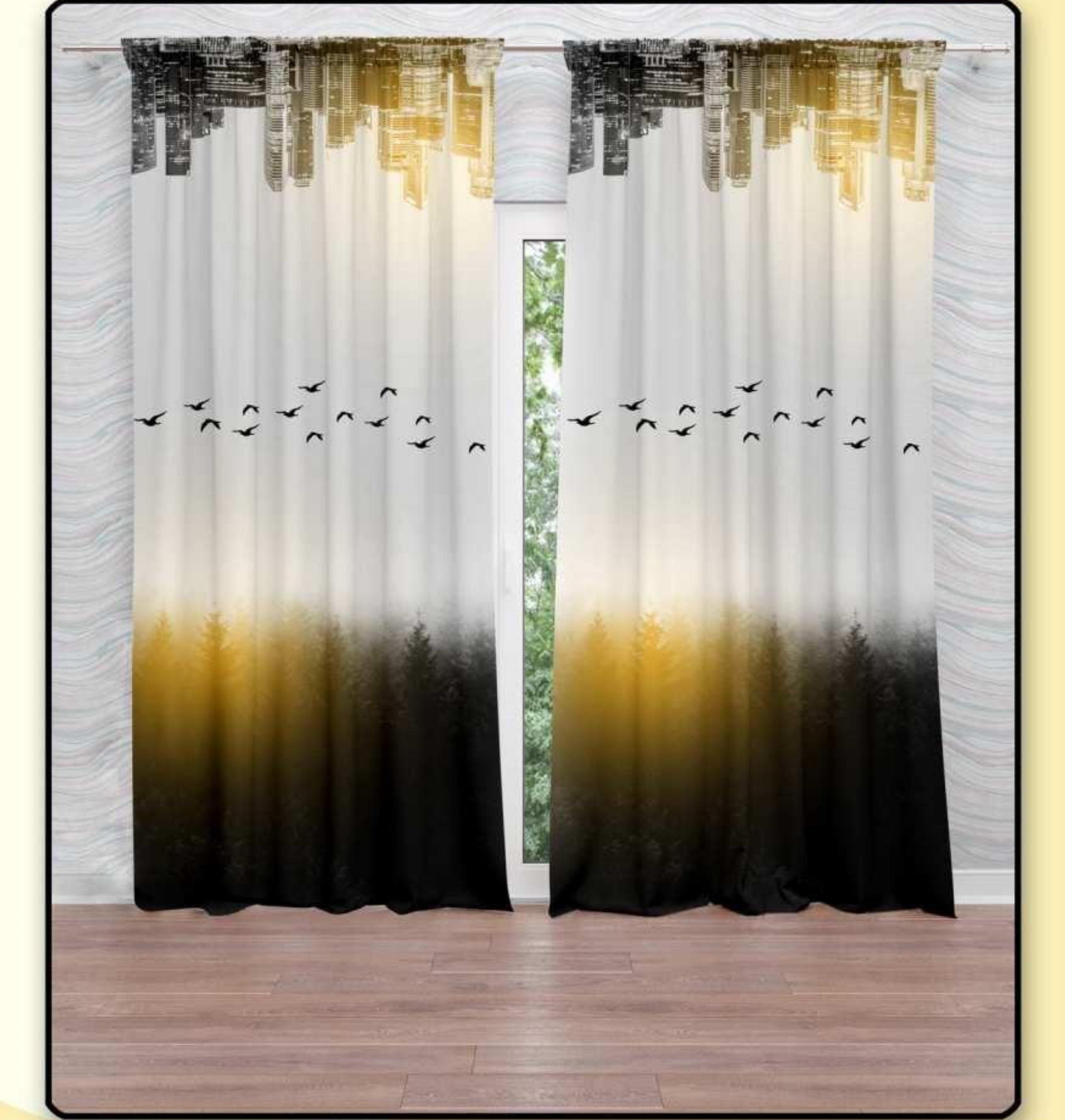 Digital Print Curtain