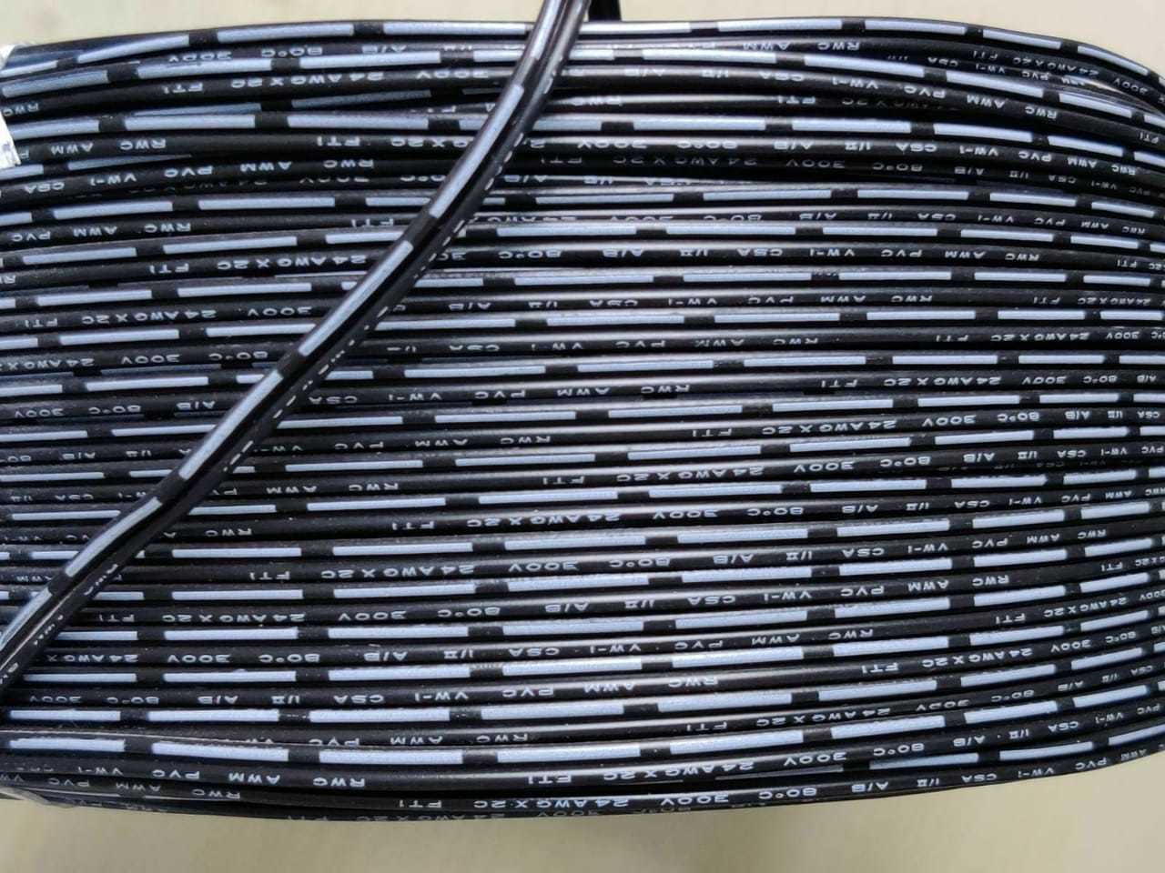 Twin Parallel Wire (Dot-dot Print) - Color: As Per Customer Requirement