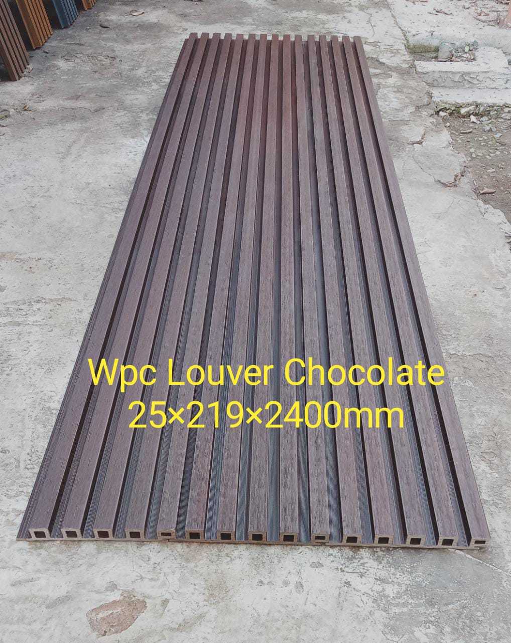 Wpc Louvers Flute Panels - 25x219x2400mm | 25mm Thick, Durable Design For Versatile Applications