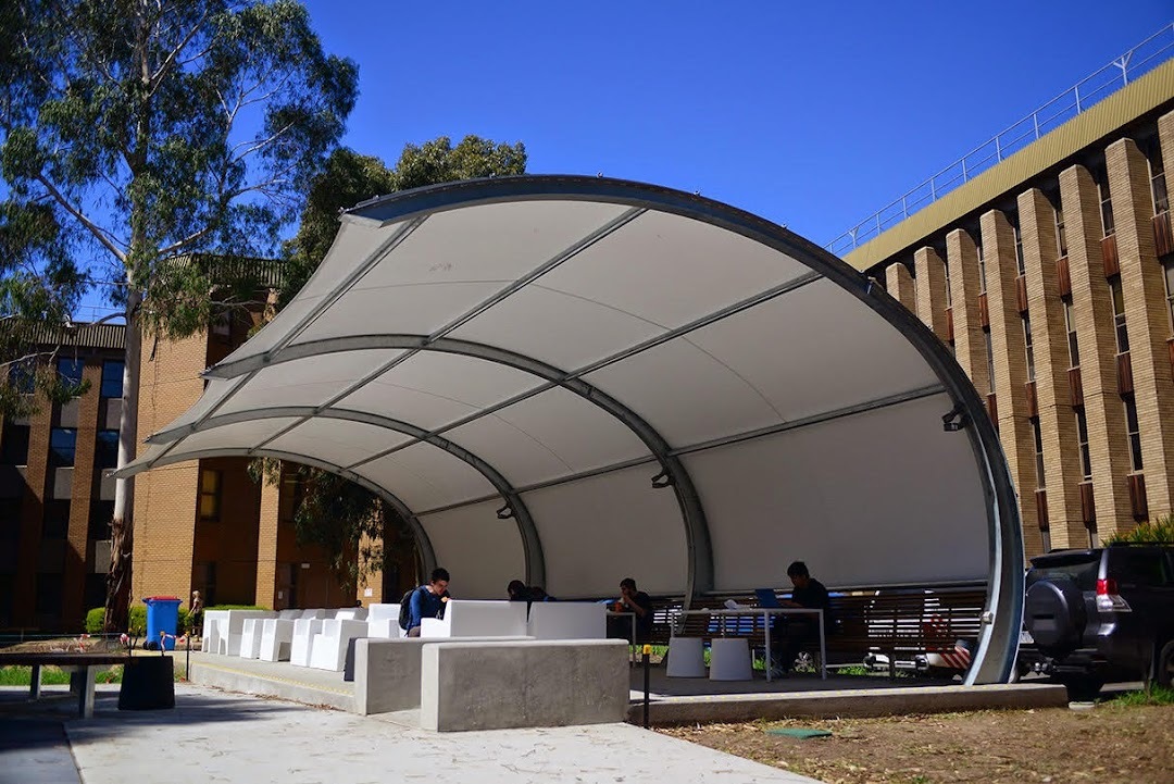 Membrane Tensile Structure - Frp & Pvc Material, Customized Dimensions, Waterproof | Strong Tear Strength 580/520 N, Versatile Color Options