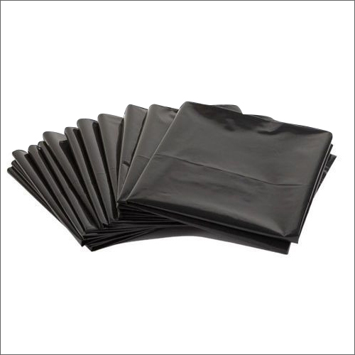 Black Garbage Bag - Plastic Material, 500gm to 10kg Capacity, Black Color | Embossed Surface, Versatile Use for Waste Management