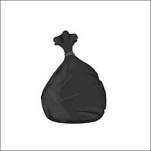 Non-Recyclable Garbage Bag - Plastic, 500gm to 10kg Capacity, Black Color | Plain Pattern, Aqueous Coating Finish, Designed for Waste Disposal