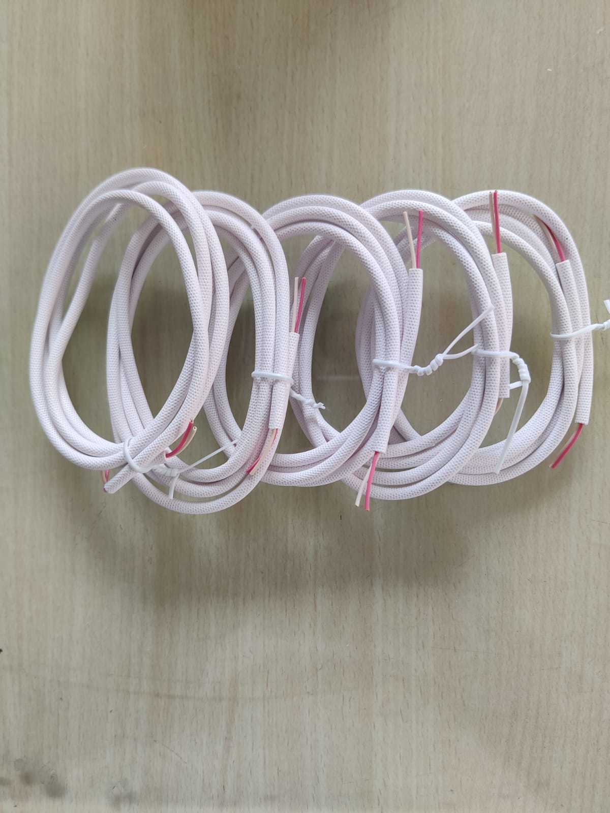 2 Core Round Wire - Copper & Pvc, 1-2.5 Amp Rated Current, 250v Rated Voltage, 50/60hz Frequency, Custom Size Options