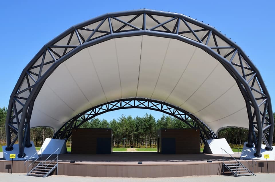 Tensile Fabric Dom Structure - Color: All Color