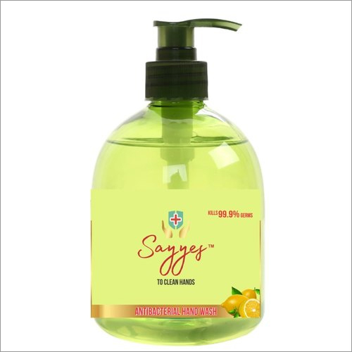 Antibacterial Hand Wash - 500 ml Liquid Soap, Transparent Color with Refreshing Lemon Scent