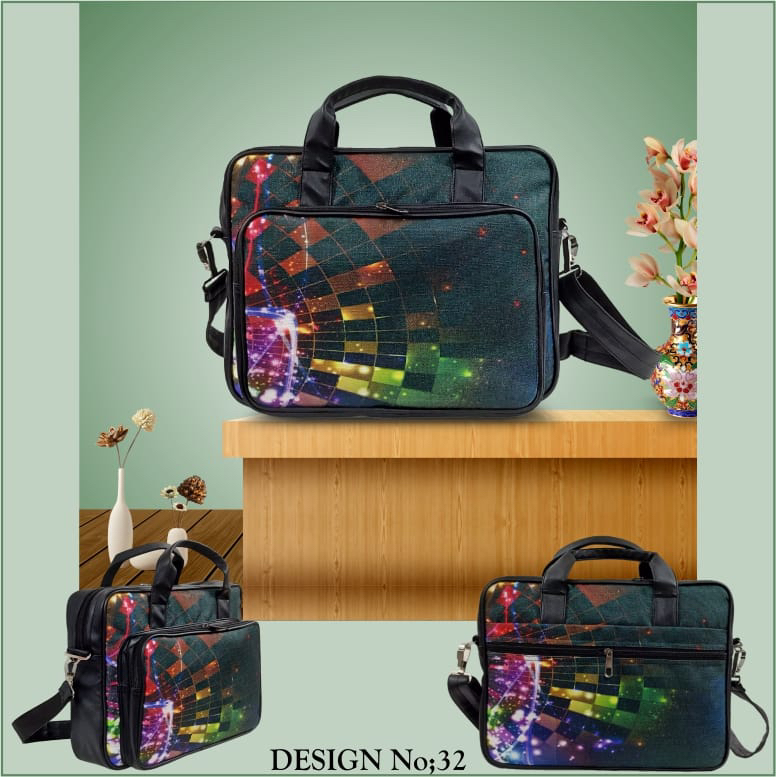 Canvas Bag - 15-inch Digital Print Laptop Bag | Durable Canvas Material, Stylish Design, Ideal For Everyday Use