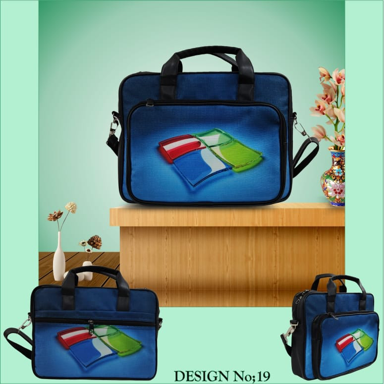 Canvas Bag - 15-inch Digital Print Laptop Bag | Durable Canvas Material, Stylish Design, Ideal For Everyday Use