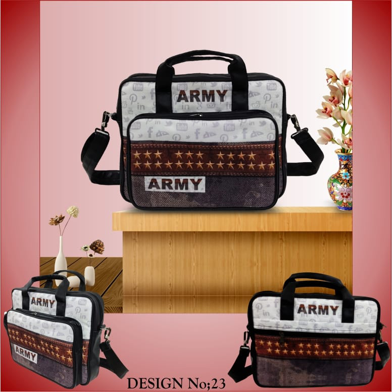 Canvas Bag - 15-inch Digital Print Laptop Bag | Durable Canvas Material, Stylish Design, Ideal For Everyday Use