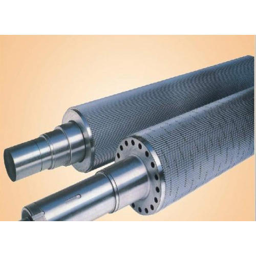 Regrinding And Tungsten Coating Corrugated Roller - Stainless Steel, Silver/gray Colors | Enhanced Durability, Reduced Downtime, Premium Tungsten Coating