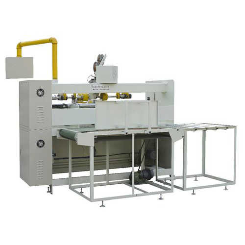 Semi Automatic Box Stitching Machine - Industrial Grade Design, Electric Powered, White Painted Finish | Warranty Included