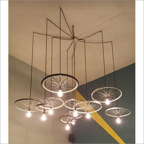 कूल व्हाइट रिम हैंगिंग लाइट्स