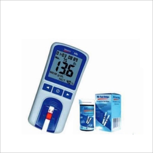 Blue/White Portable Haemoglobin Meter